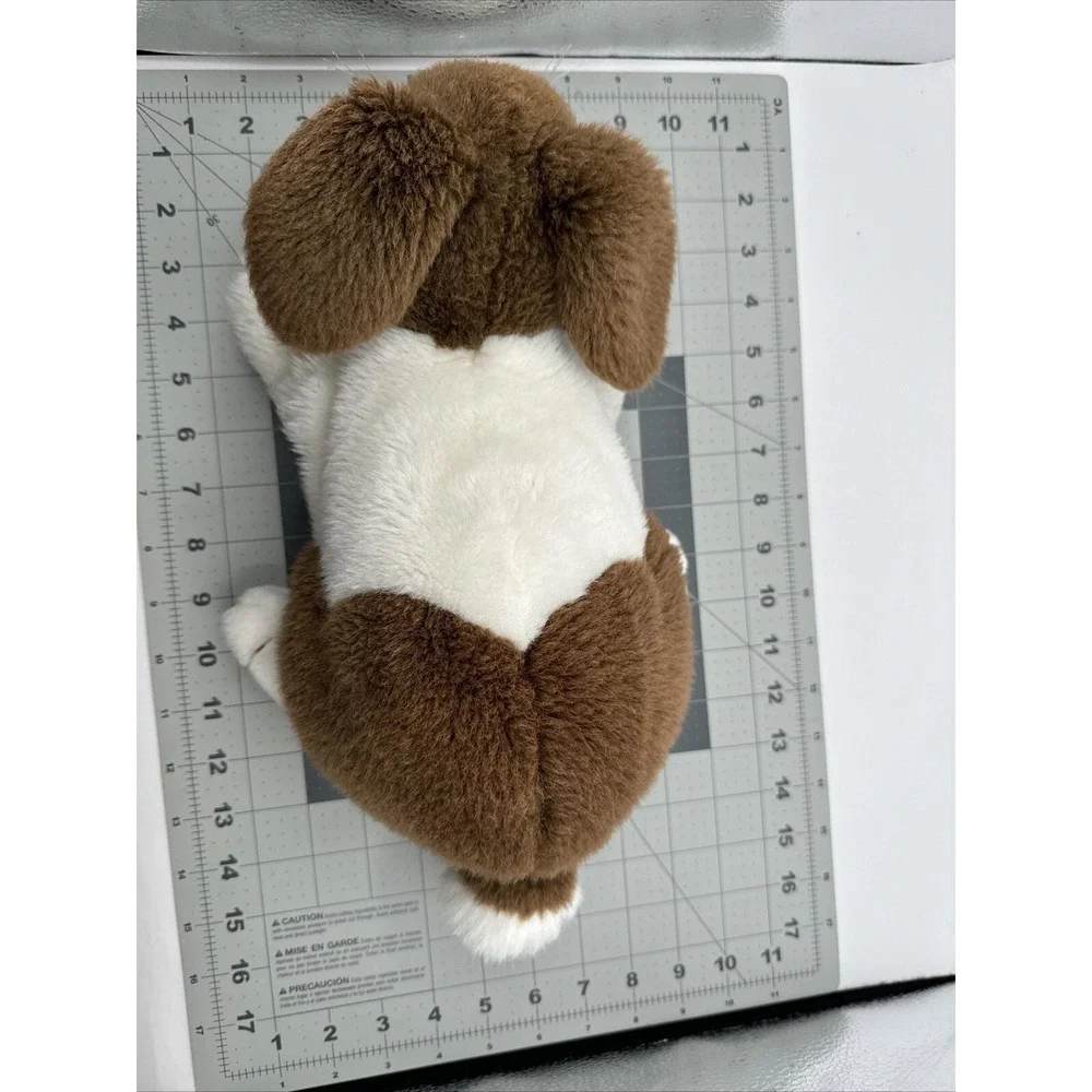 Vintage Cascade Toy‎ Rabbit Hand Puppet Brown White Plush Bunny Stuffed Animal